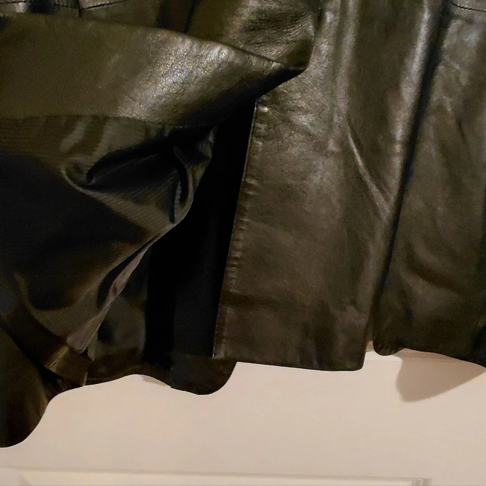 Vintage Black Leather Jacket